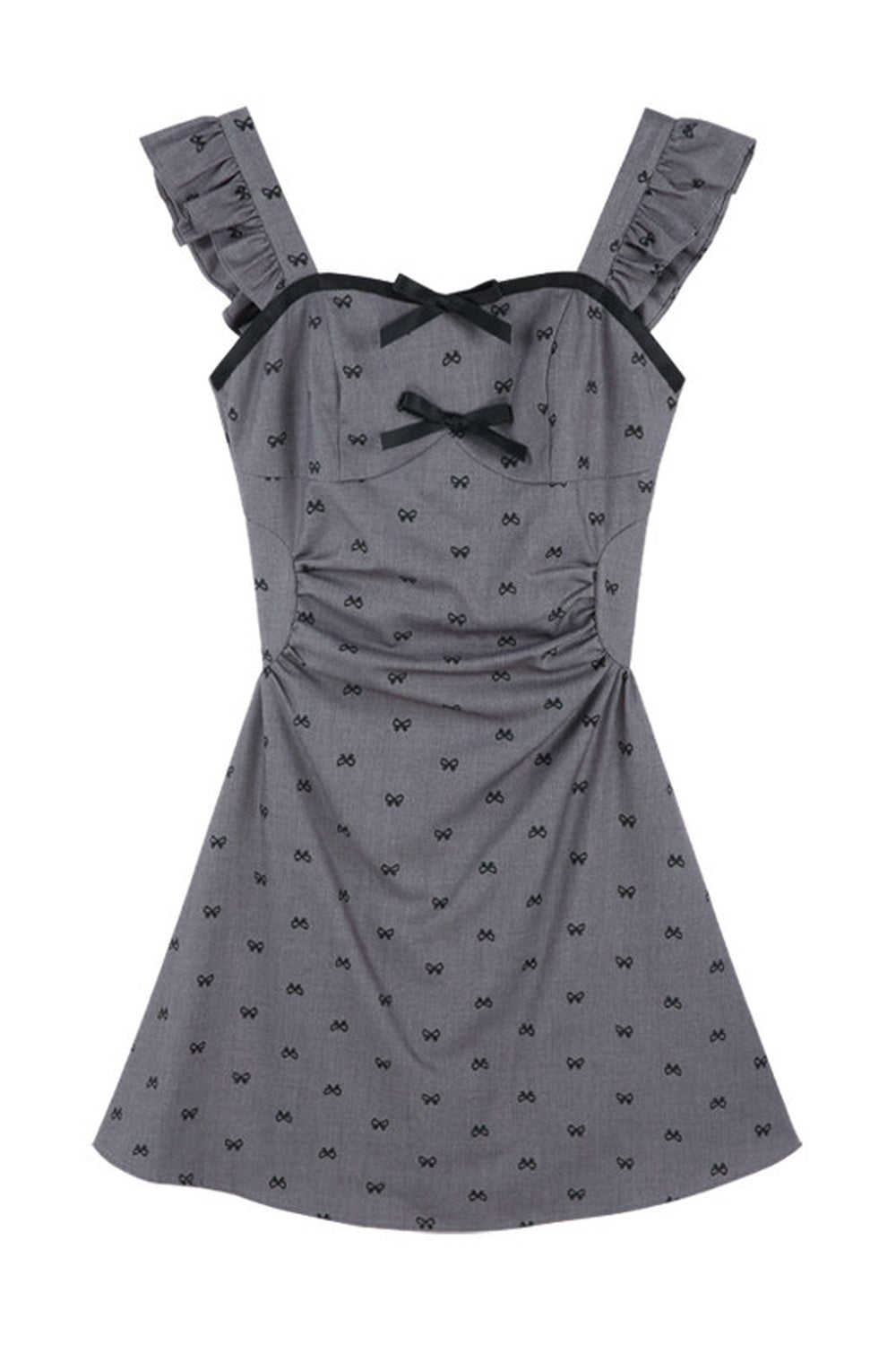 Flutter-Sleeve A-Line Dress