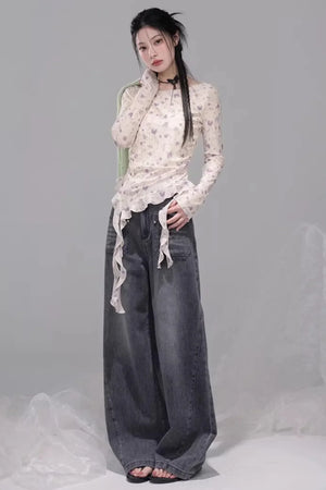 Fluttering Spring Flowers Blouse