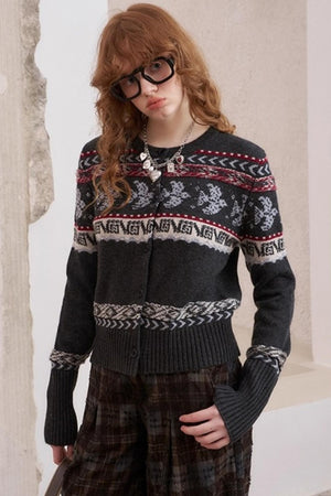 Flying Sparrow Button Knit Cardigan