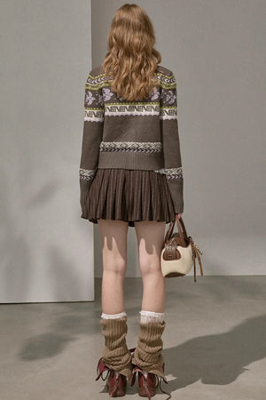 Flying Sparrow Button Knit Cardigan