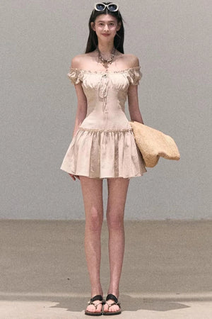 Fog in the Forest Linen Dress