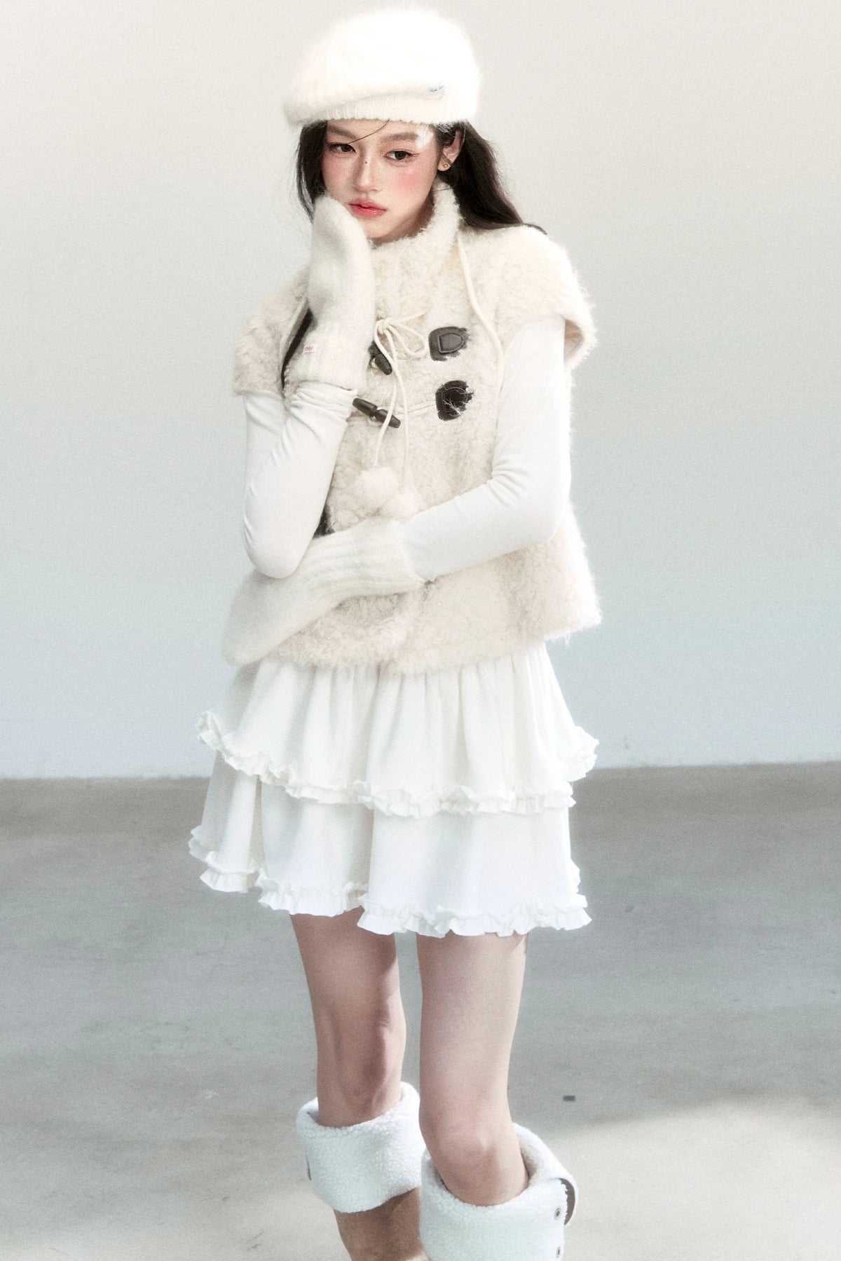 Fragile Holiday Fur Vest