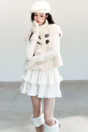 Fragile Holiday Fur Vest