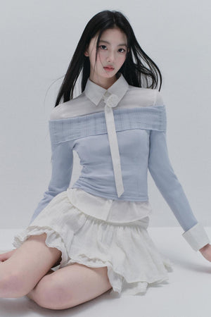 Fragile Layered Knit Top