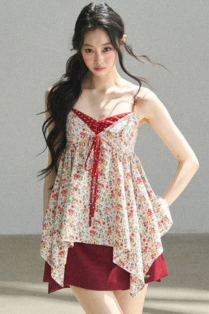 Fragments of Berries Floral Top