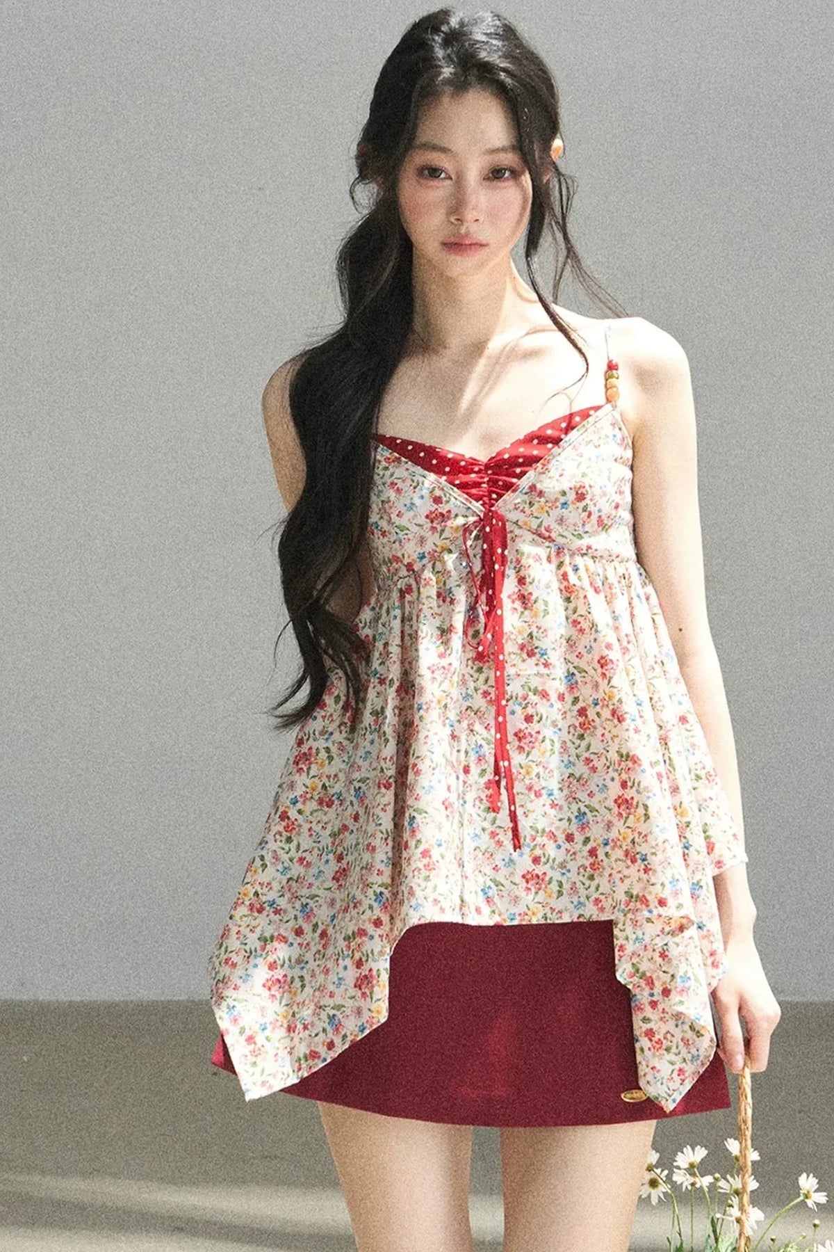 Fragments of Berries Floral Top