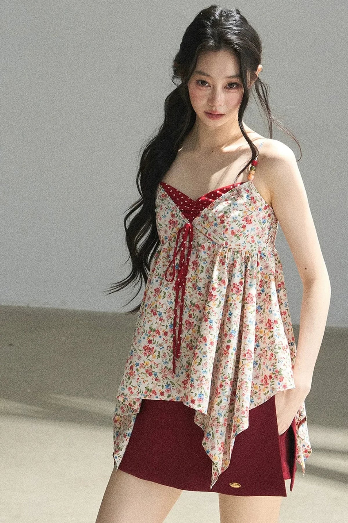 Fragments of Berries Floral Top