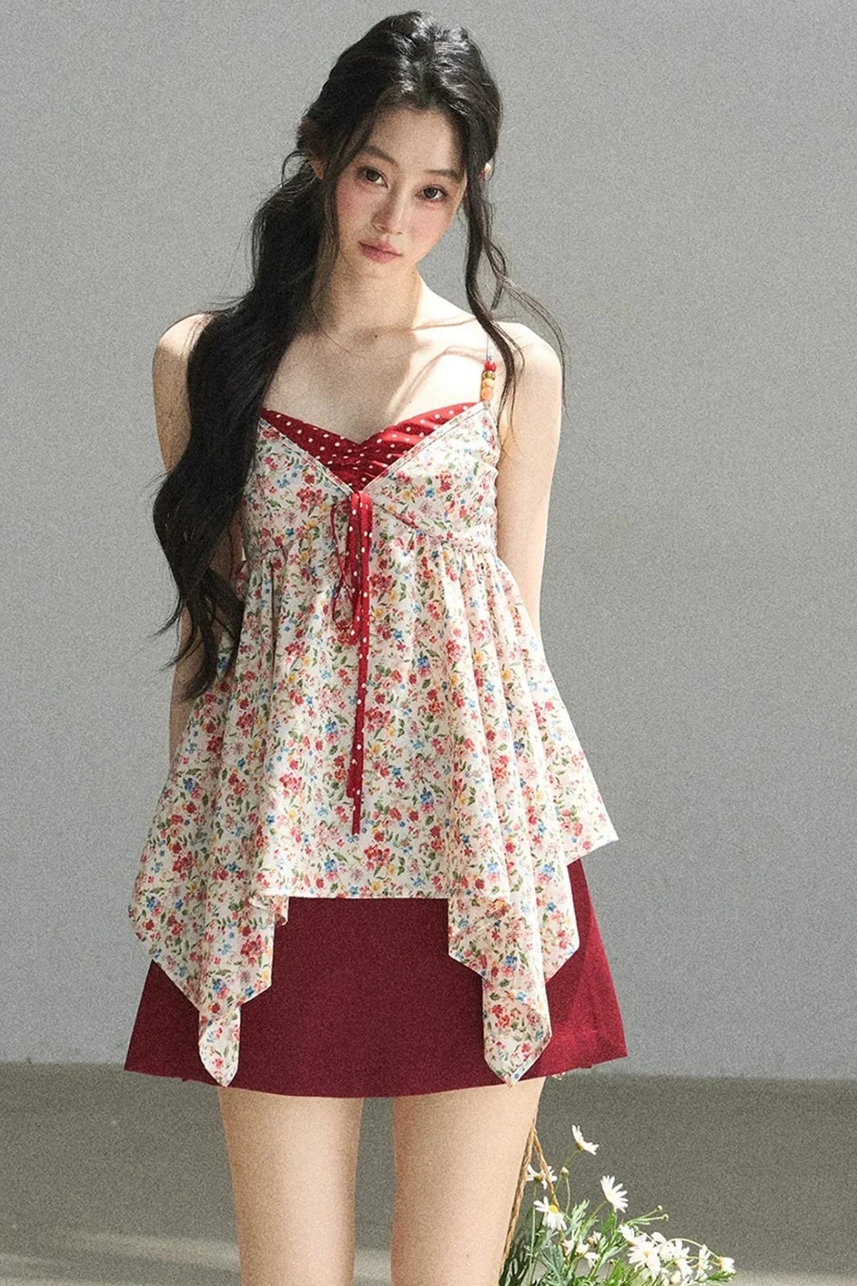 Fragments of Berries Floral Top