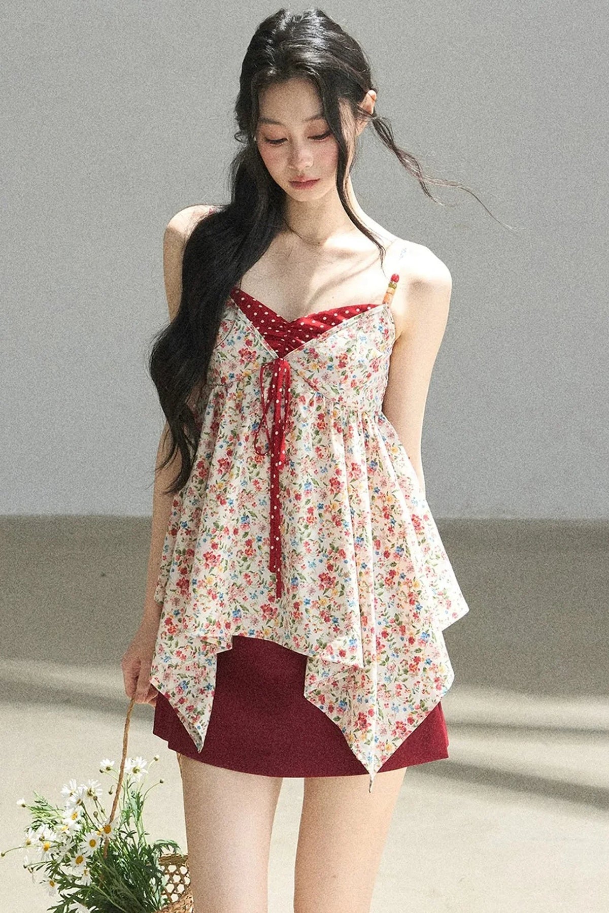 Fragments of Berries Floral Top