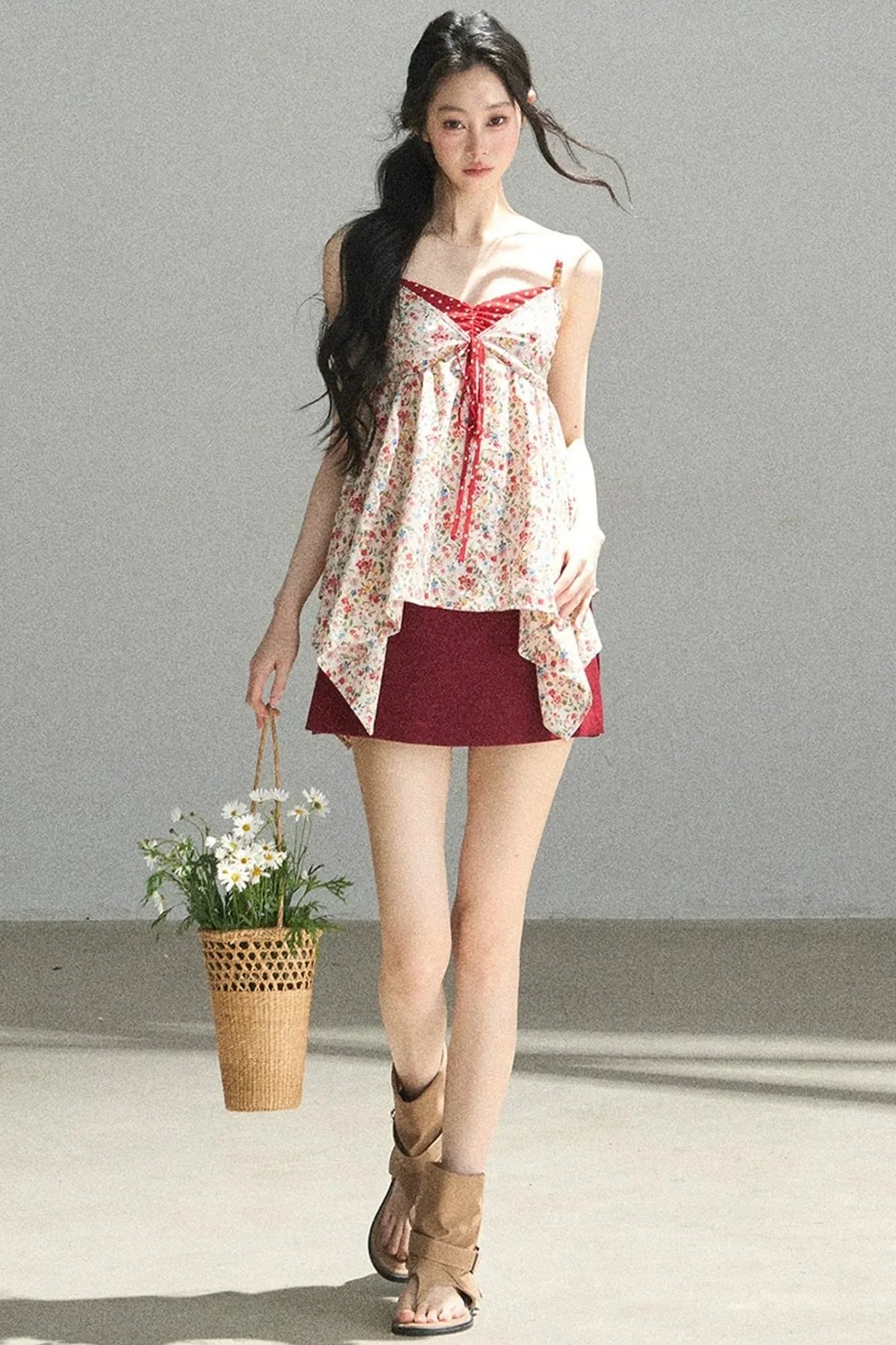 Fragments of Berries Floral Top