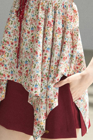 Fragments of Berries Floral Top