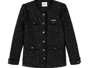 Fragrance Round Neck Cotton Jacket
