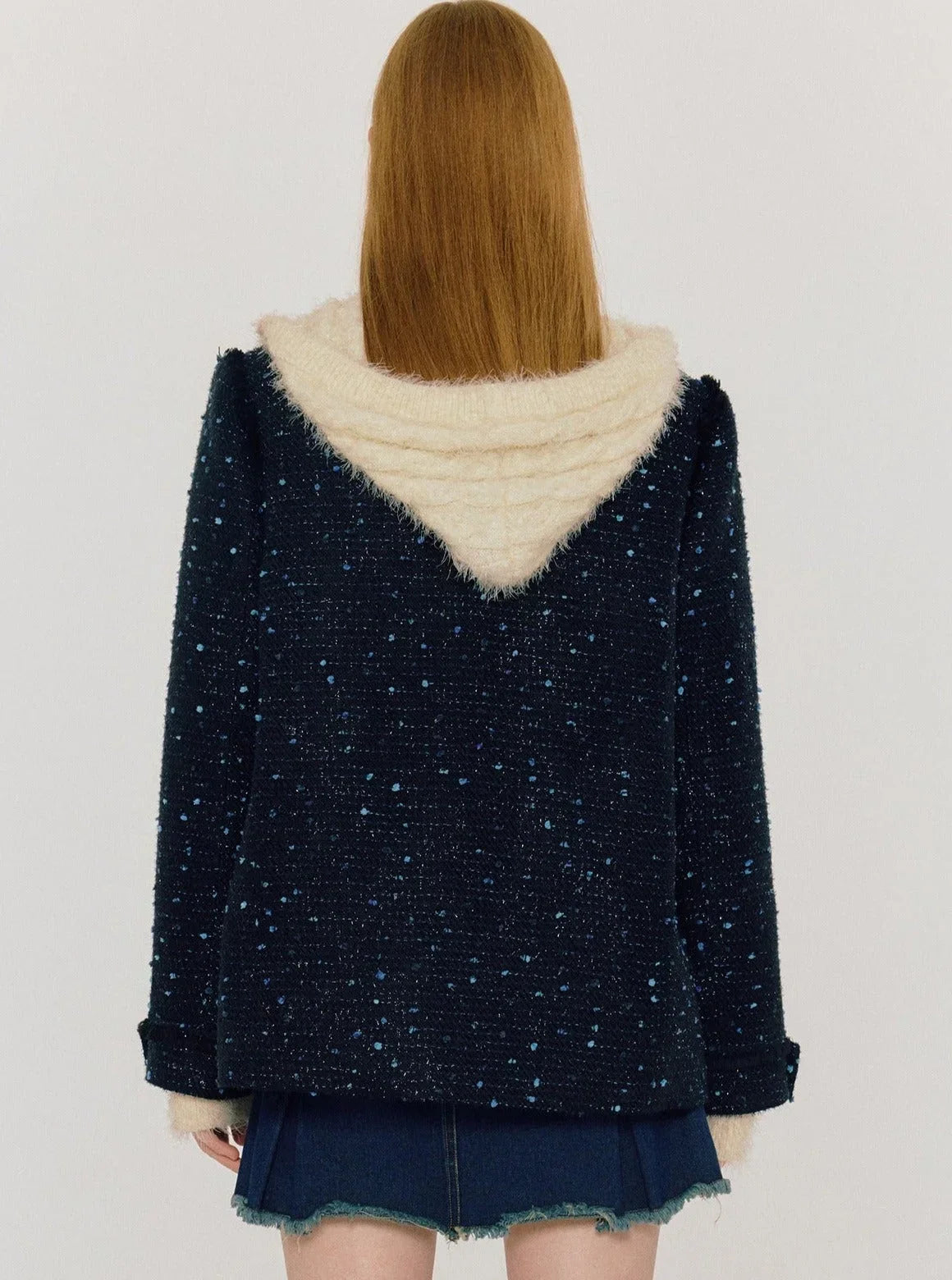 Fragrance Round Neck Cotton Jacket