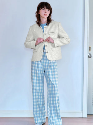 Fragrant Round Neck Coat