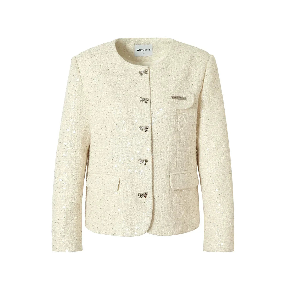 Fragrant Round Neck Coat