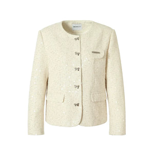 Fragrant Round Neck Coat