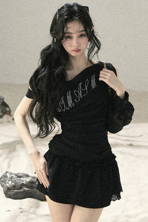 Fragrant Starlight Off-Shoulder Top