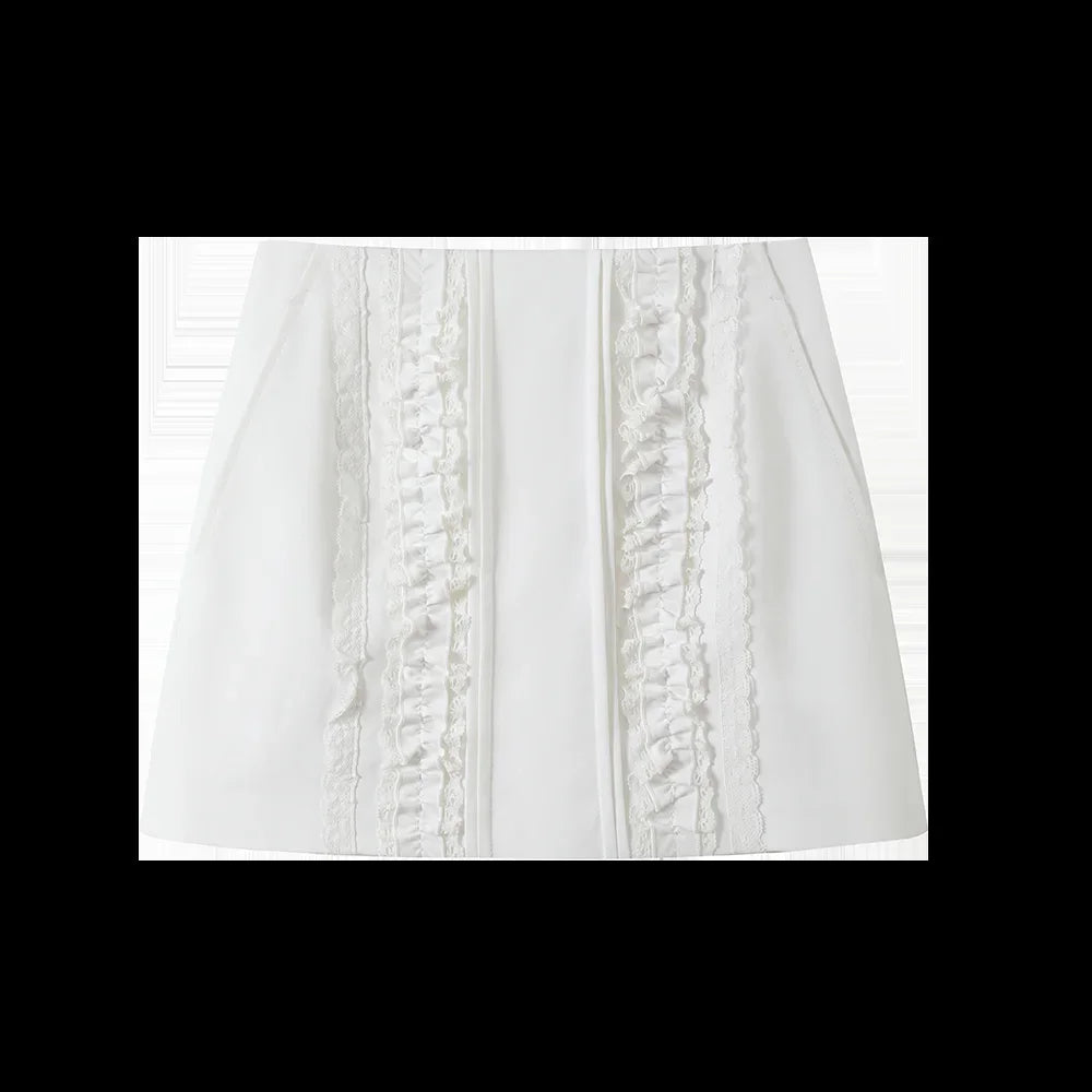 Free Set Crochet Flower A-Line Skirt