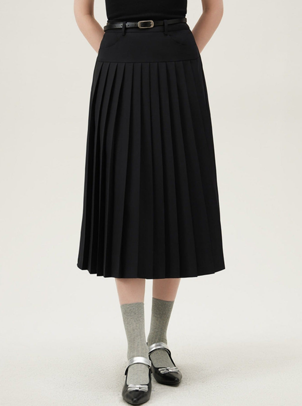 French Blazer High Waist A-Line Skirt Set-Up