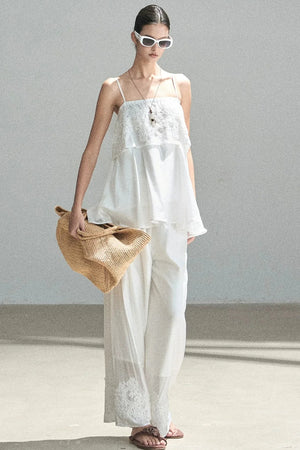 French Chiffon Lace Top Set-Up
