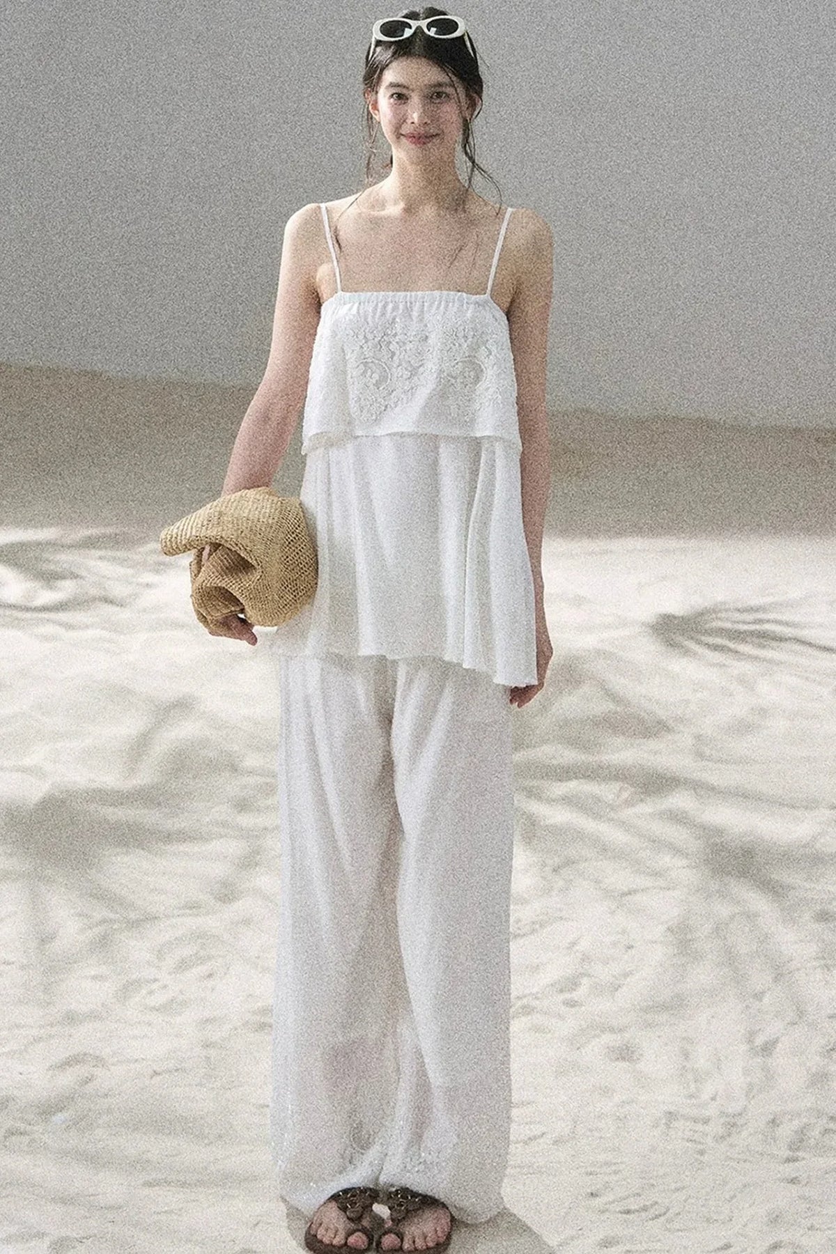 French Chiffon Lace Top Set-Up