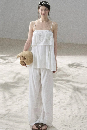 French Chiffon Lace Top Set-Up