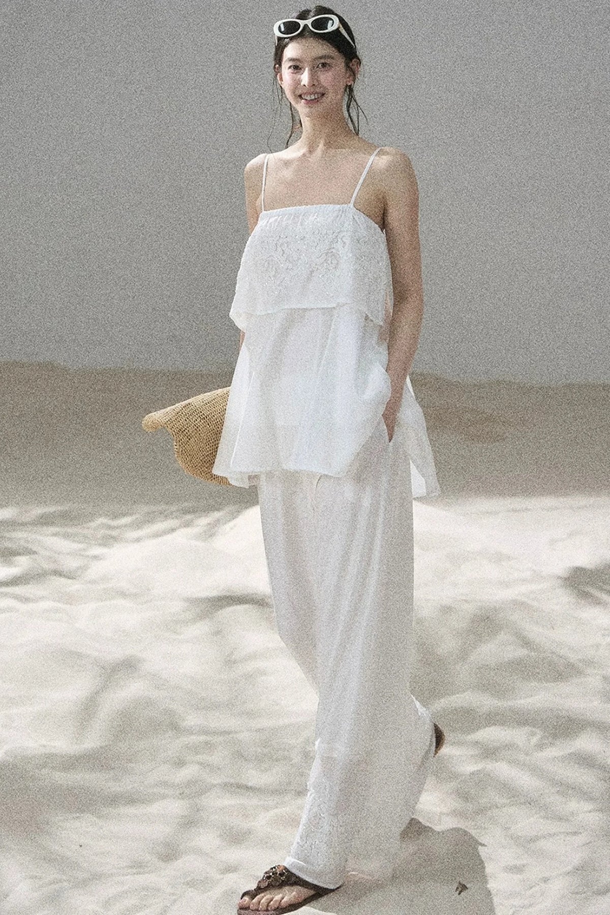 French Chiffon Lace Top Set-Up