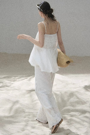 French Chiffon Lace Top Set-Up