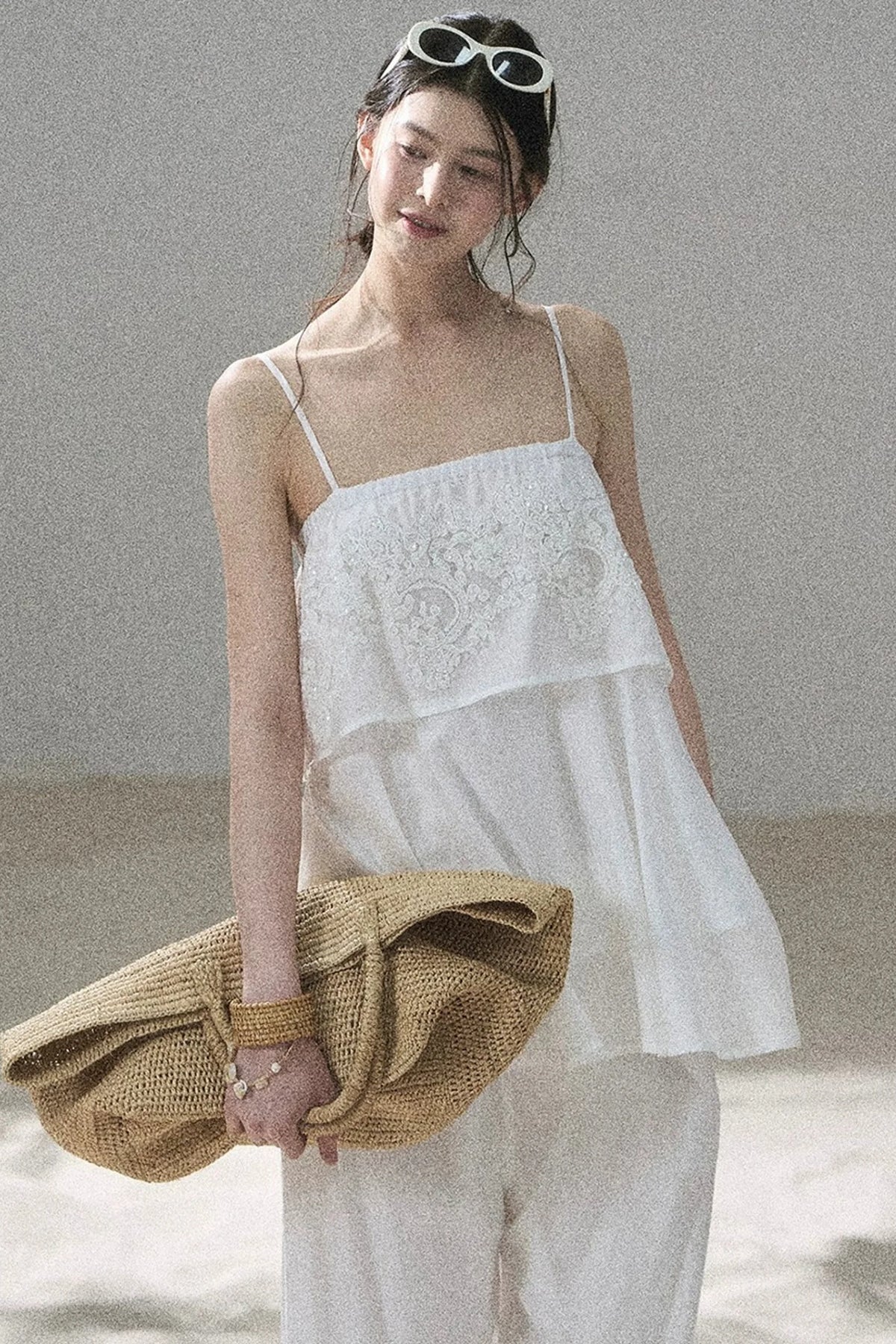French Chiffon Lace Top Set-Up