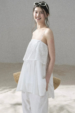 French Chiffon Lace Top Set-Up