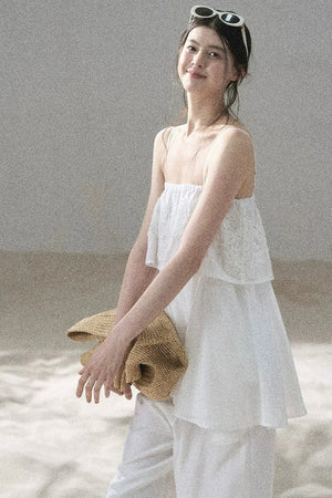 French Chiffon Lace Top Set-Up