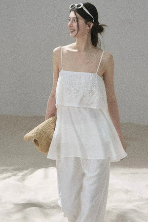 French Chiffon Lace Top Set-Up