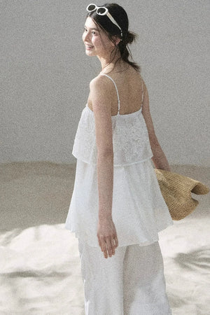 French Chiffon Lace Top Set-Up