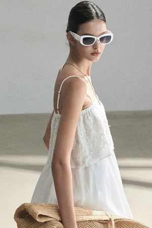 French Chiffon Lace Top Set-Up