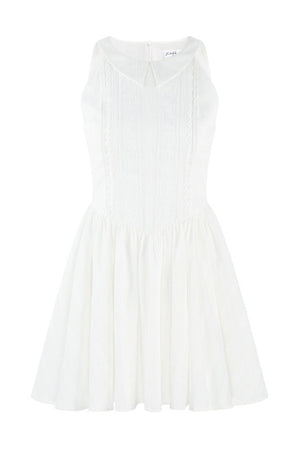 French Collar Bow Dress