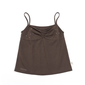 French Curved Pleated Camisole