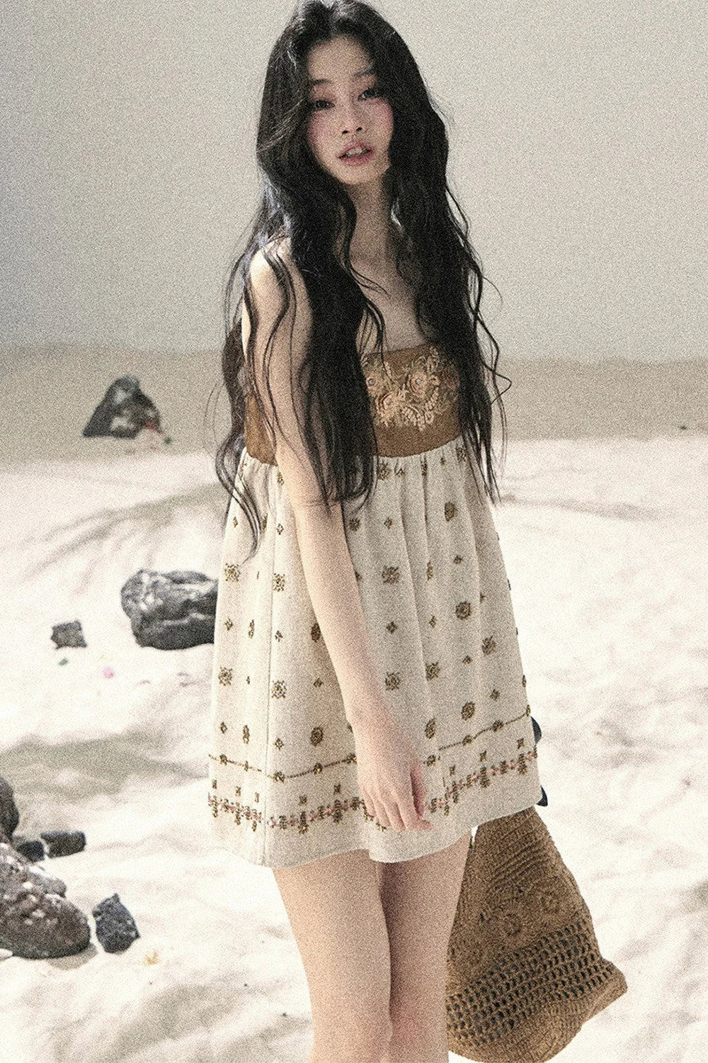 French Floral Babydoll Dress