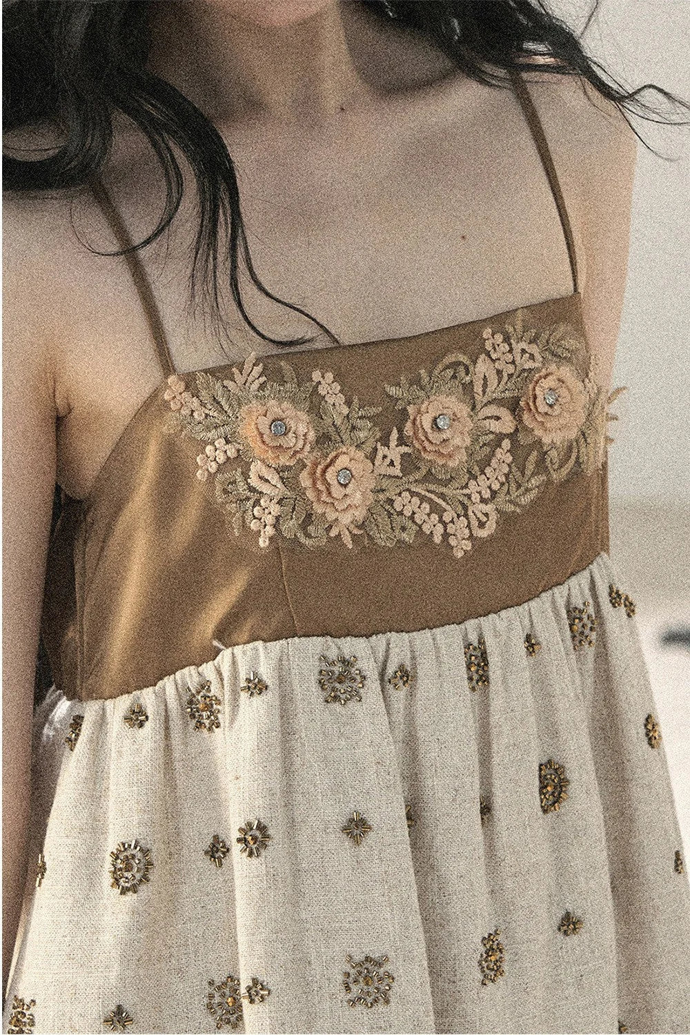 French Floral Babydoll Dress
