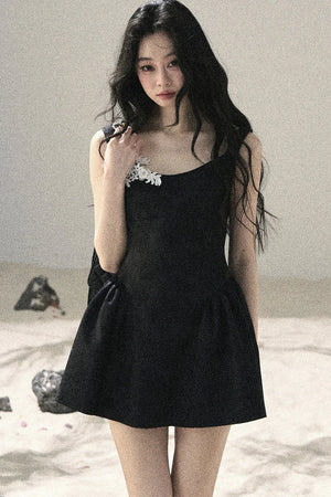 French Floral Lace Dress