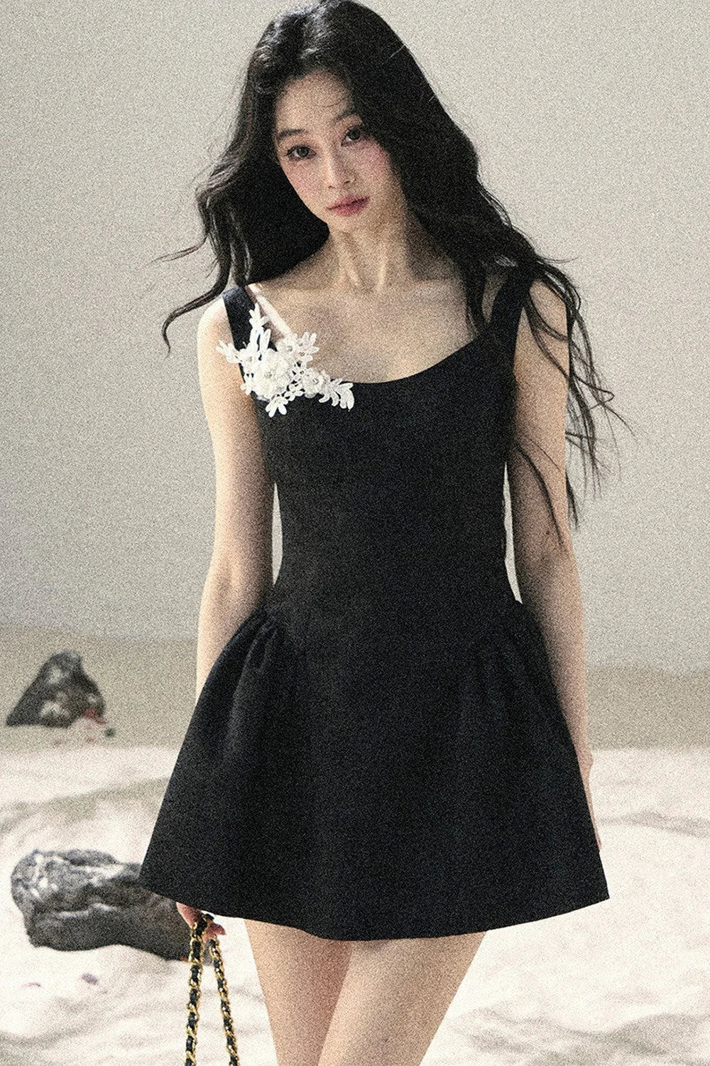 French Floral Lace Dress