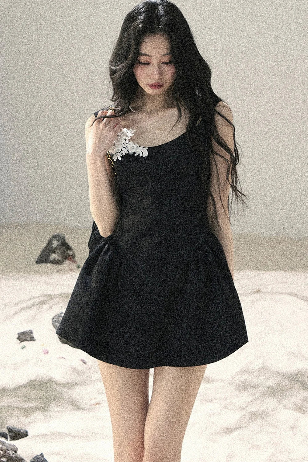 French Floral Lace Dress