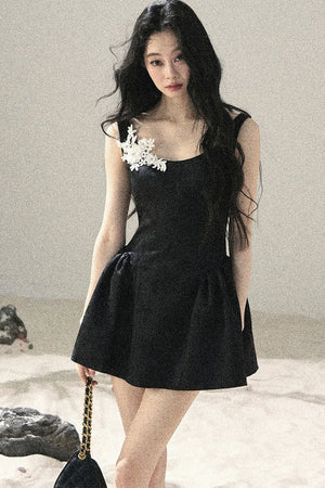 French Floral Lace Dress