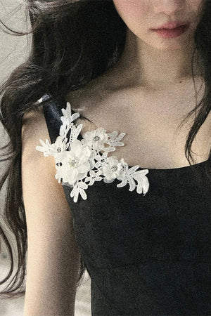 French Floral Lace Dress