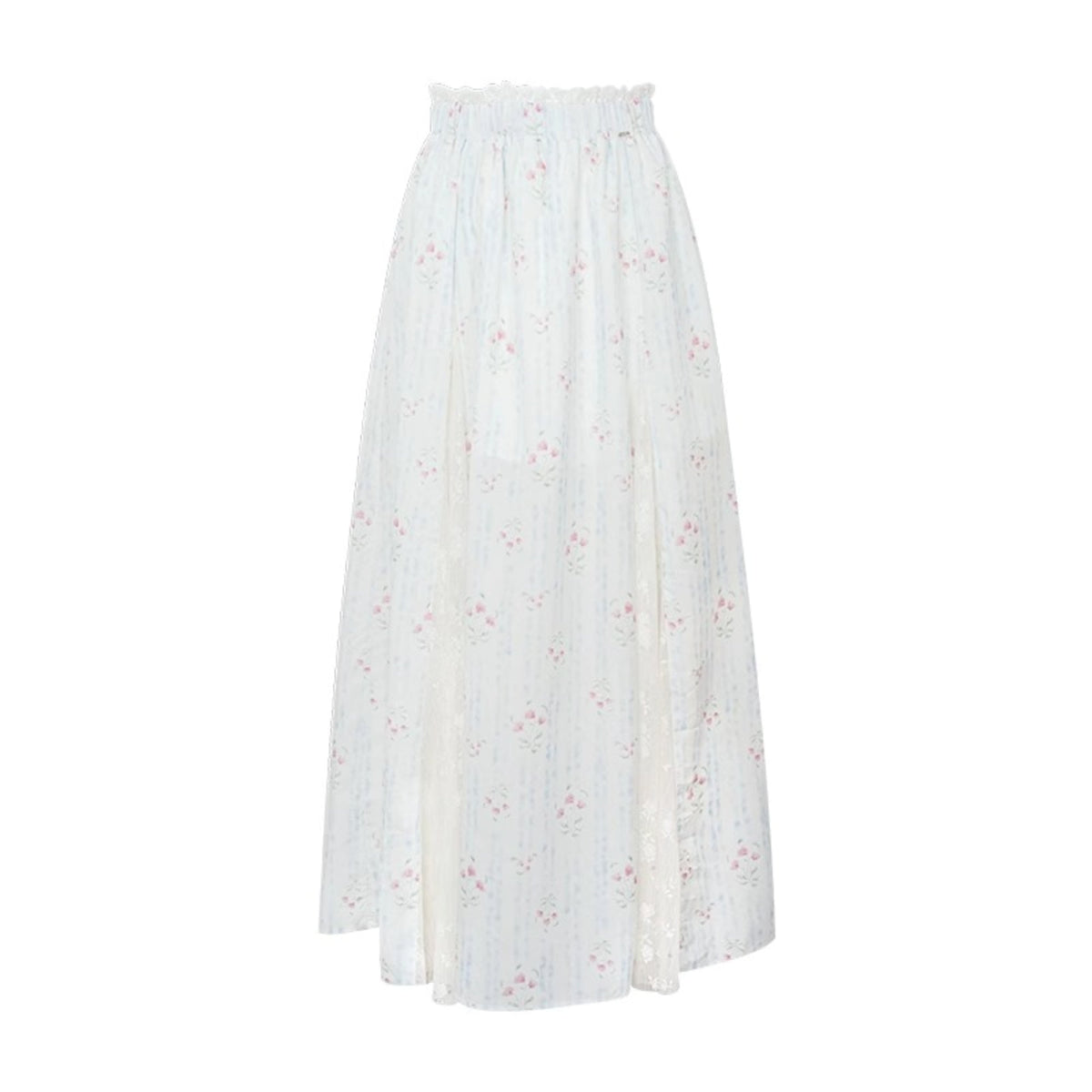 French Floral Lace Skirt