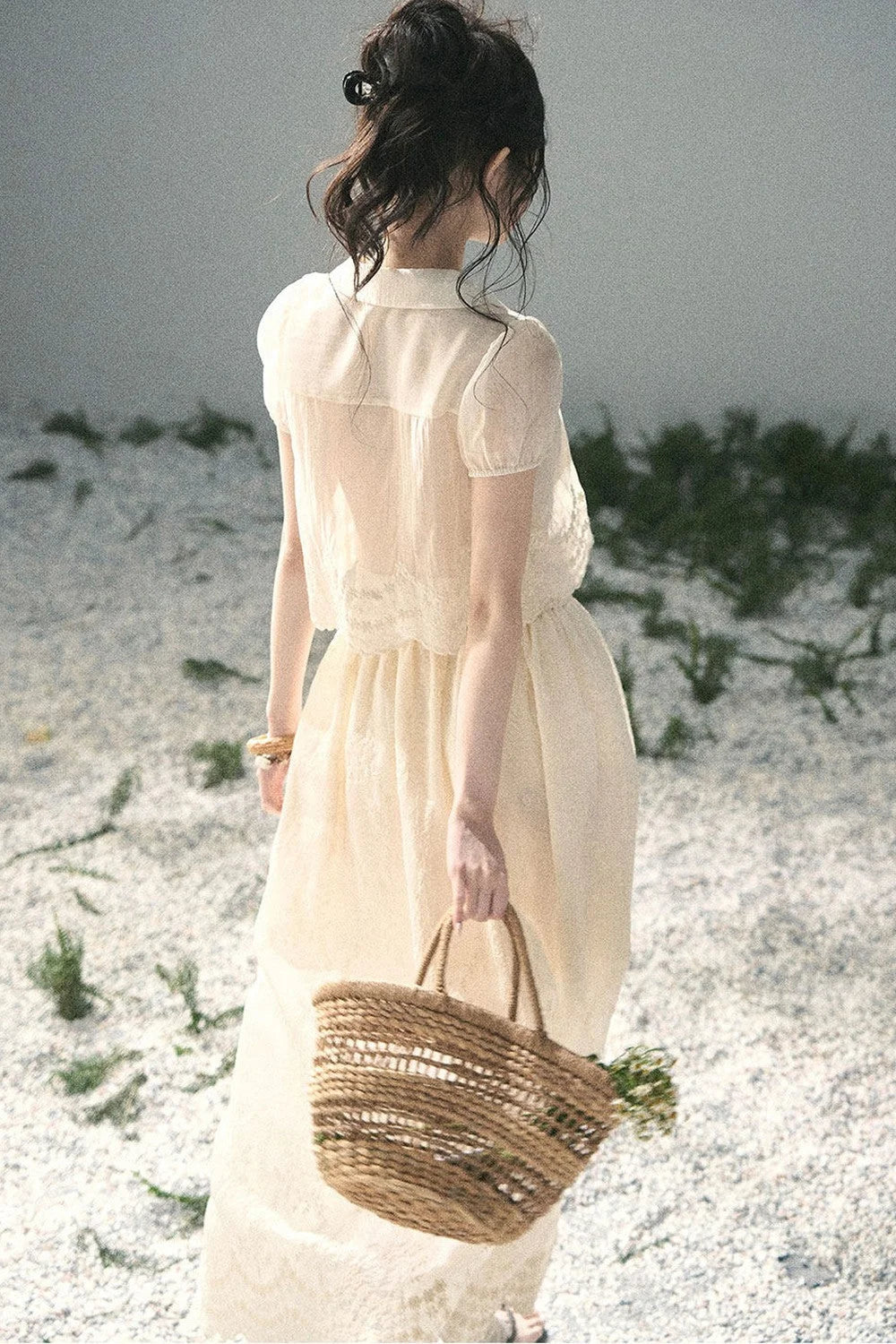 French Floral Lace Two-Piece Set-Up