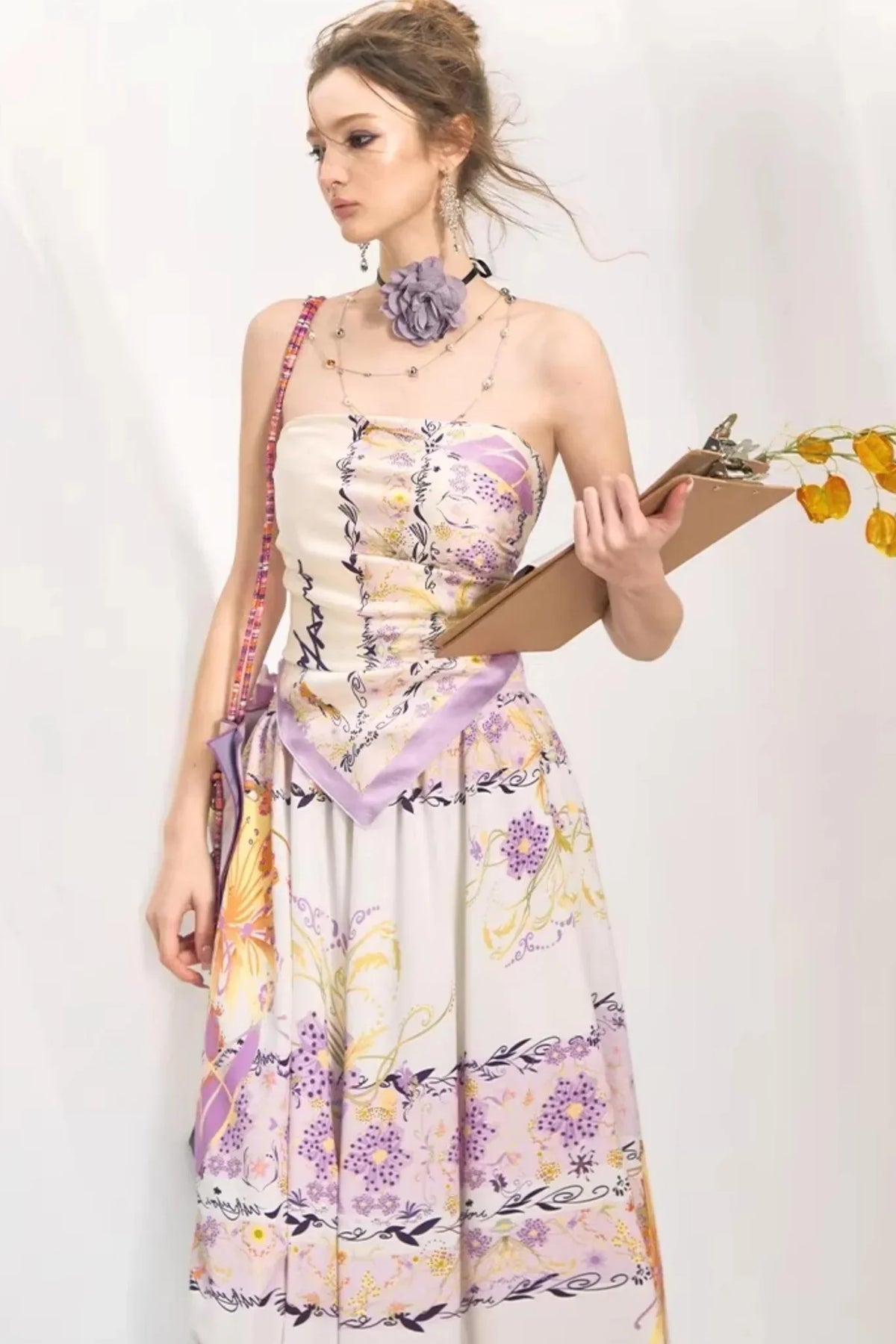 French Floral Resort Skirt Set-Up