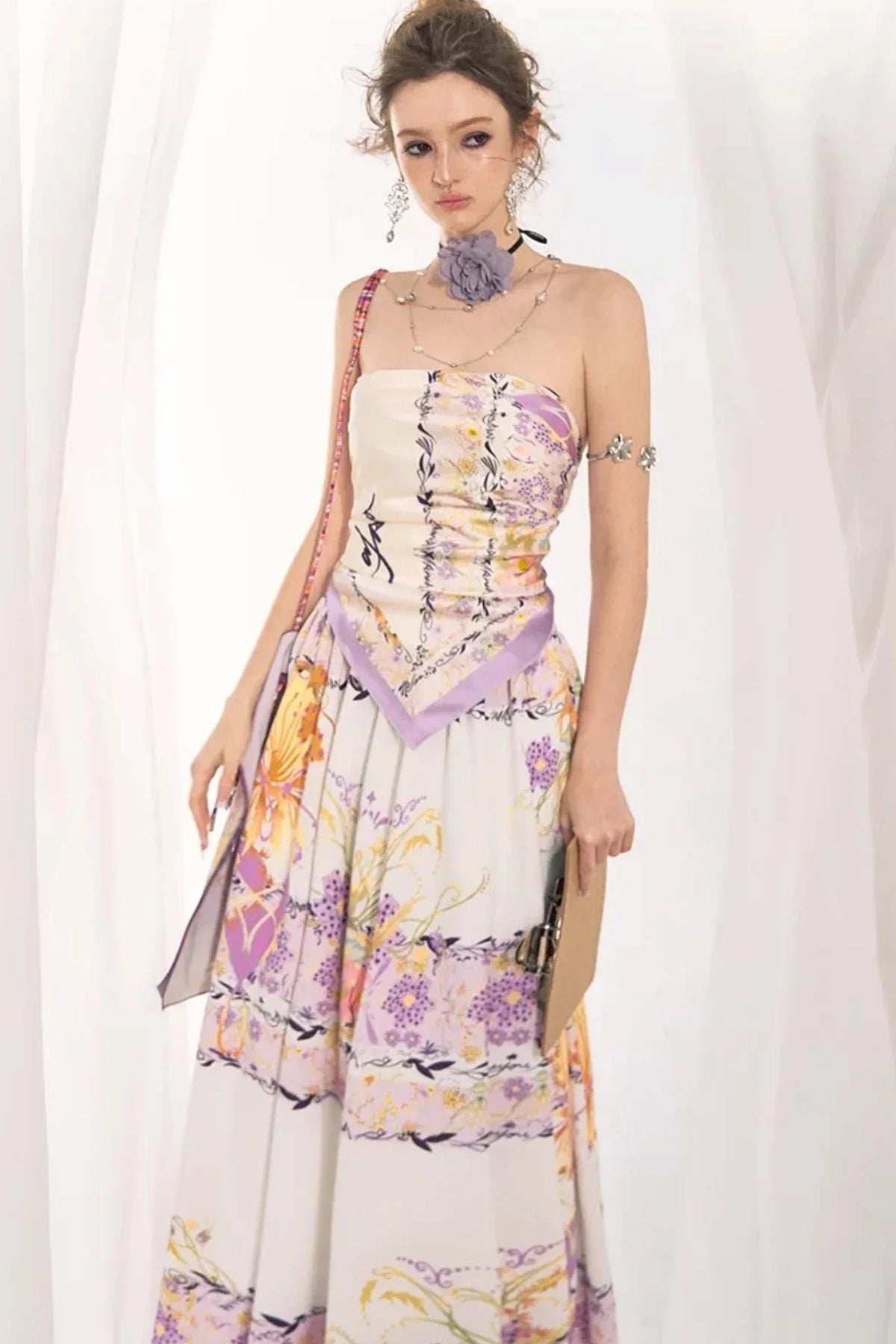 French Floral Resort Skirt Set-Up