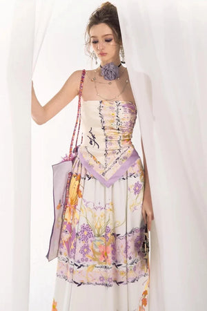 French Floral Resort Skirt Set-Up