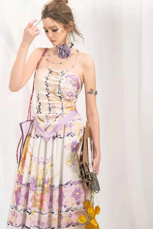 French Floral Resort Skirt Set-Up