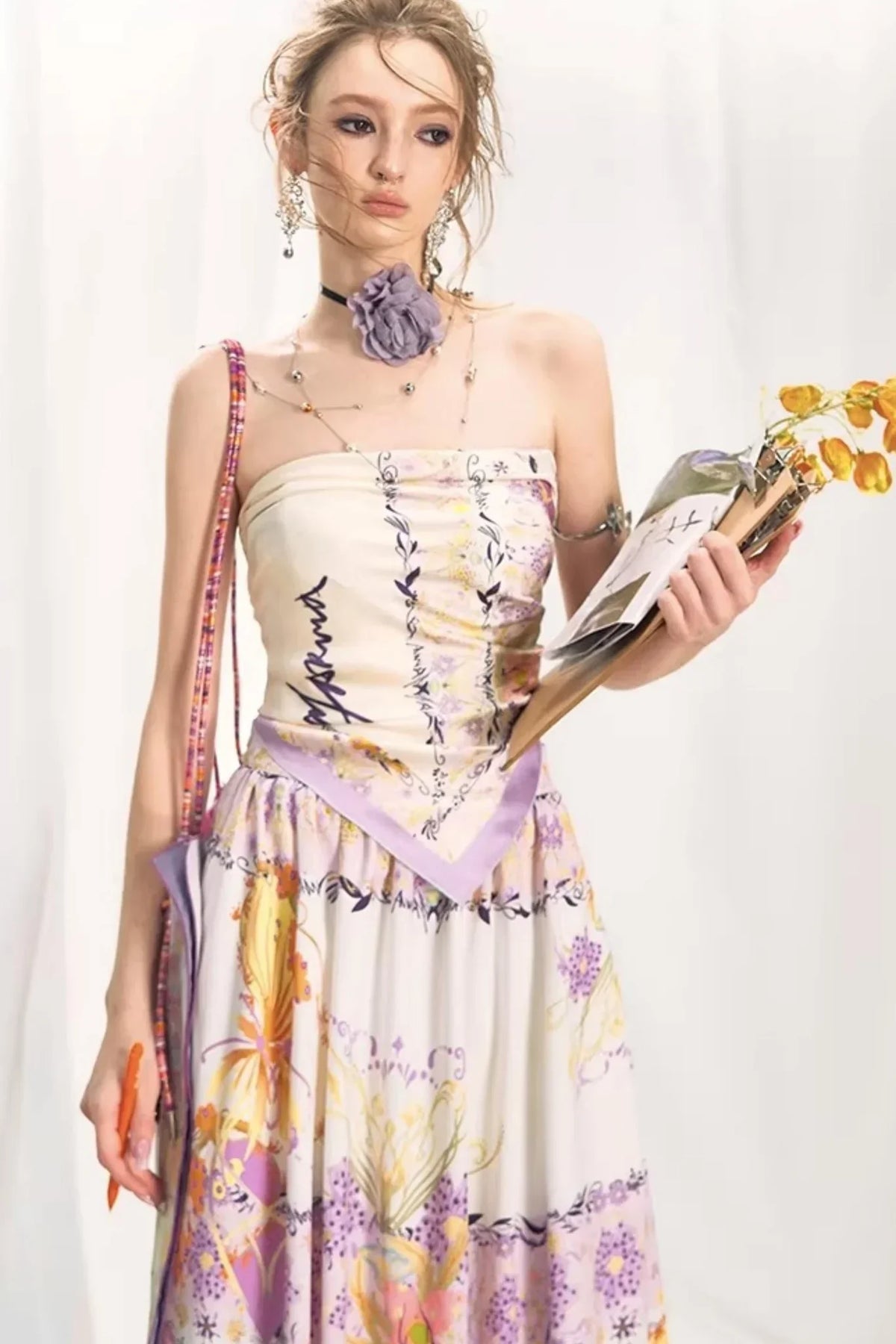 French Floral Resort Skirt Set-Up